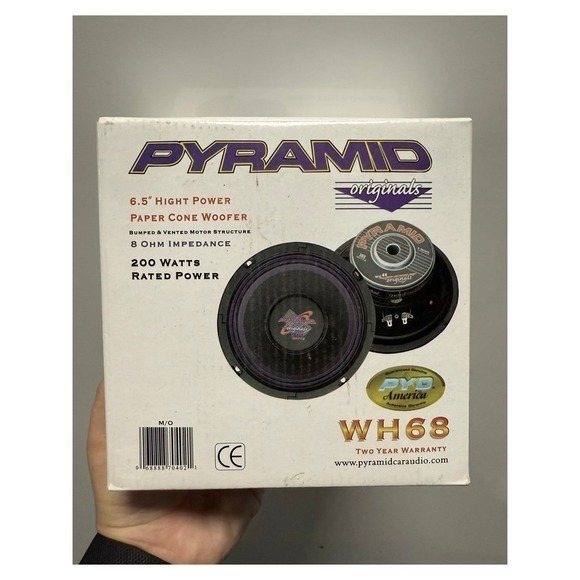 2 - Pyramid WH68 x 6.5" High Power Paper Cone Woofer – 200W New - Picture 2 of 3